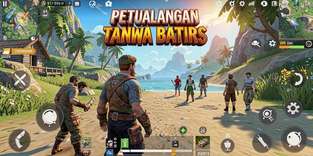 Screenshot menunjukkan momen seru menjelajahi dunia terbuka 33ZK.