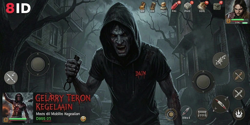 Gameplay <strong>8ID</strong> yang menegangkan dengan nuansa horror yang kuat.