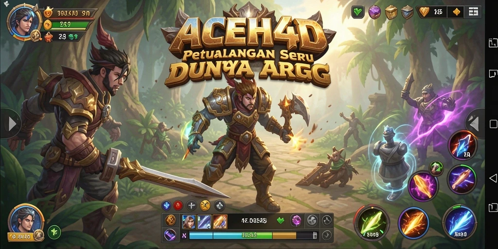 Tampilan gameplay ACEH4D yang seru dan menantang.