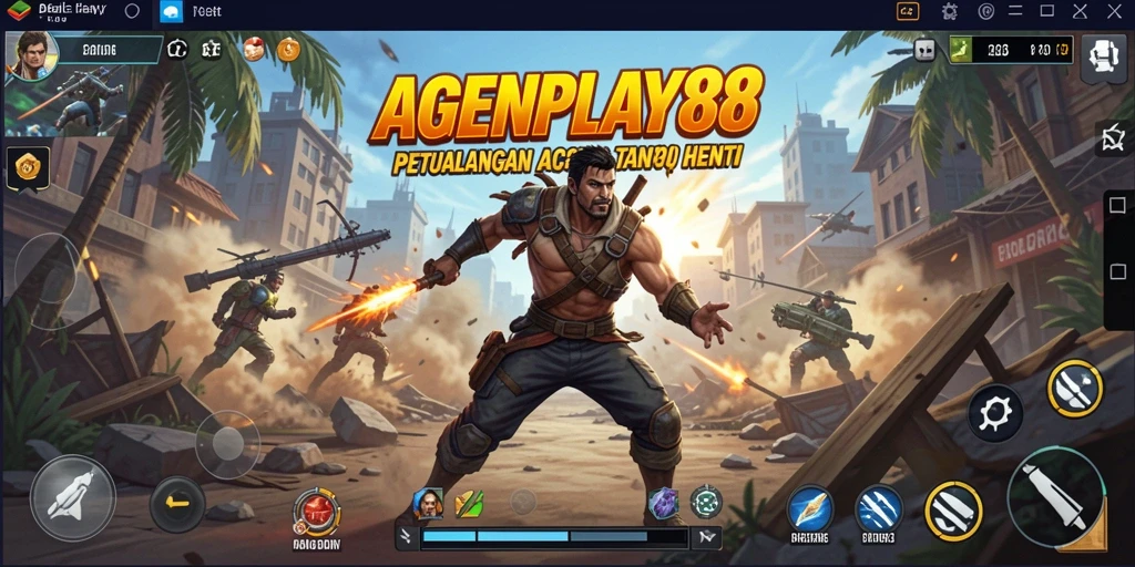 Tangkapan layar gameplay AGENPLAY88 yang menunjukkan aksi mendebarkan.