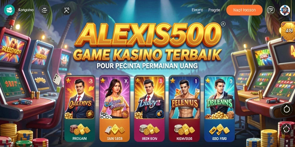 Screenshot utama ALEXIS500 menampilkan gameplay seru dengan grafik yang memikat.