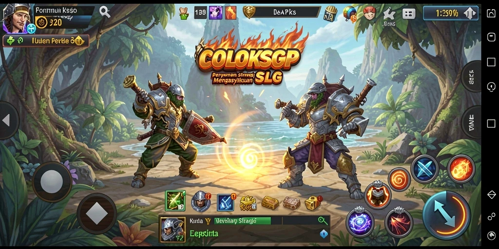 Tampilan gameplay seru dengan strategi mendalam di COLOKSGP.
