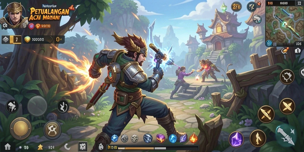 Menampilkan pertarungan seru dan pemandangan indah dalam gameplay F08.