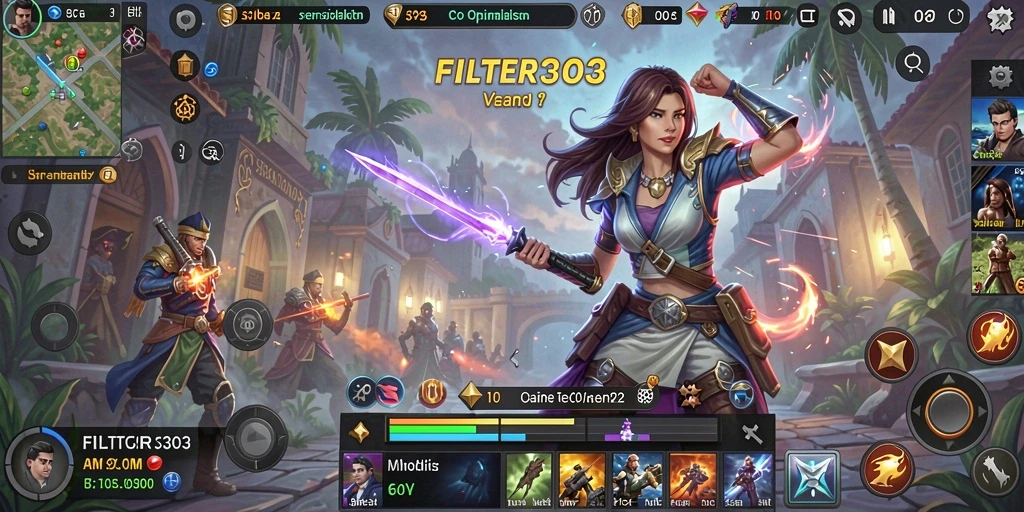 Tampilan utama FILTER303 dengan berbagai fitur optimalisasi.