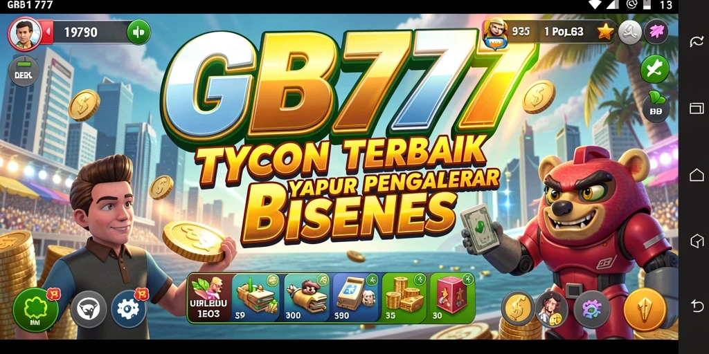 Screenshot GB777 menampilkan pemain sedang mengelola bisnis Tycoon.