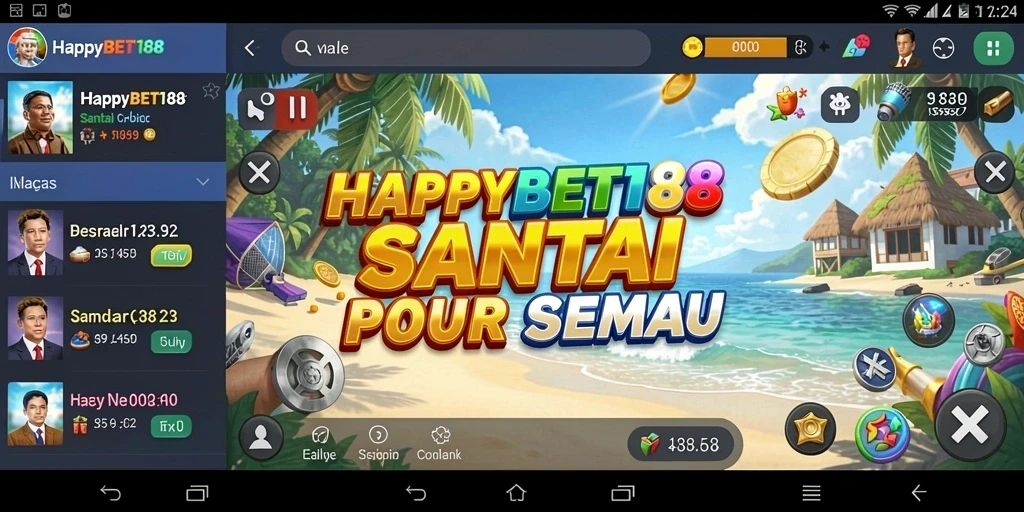Tampilan gameplay seru dan menarik dari HAPPYBET188.