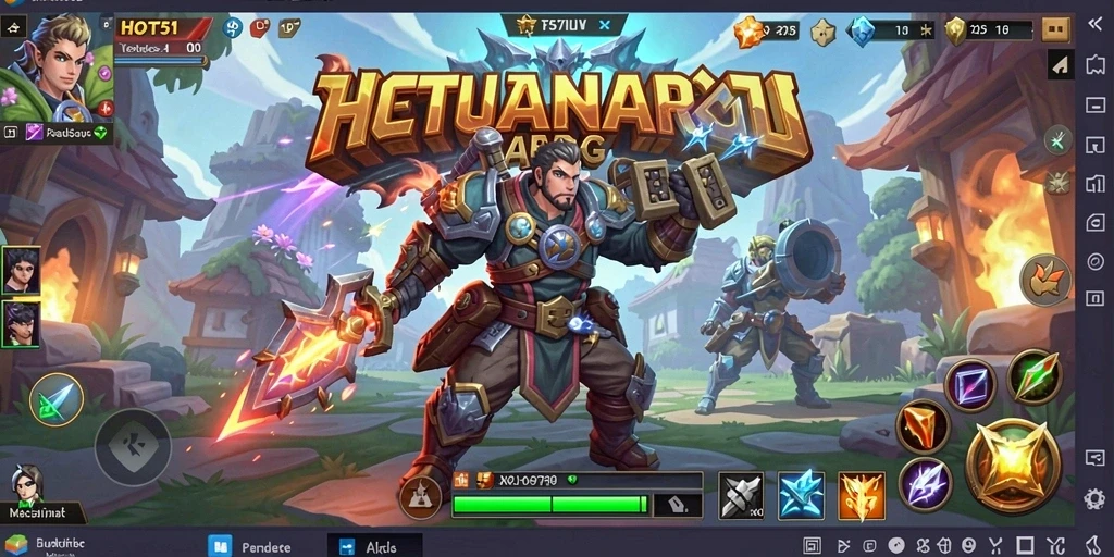 Gameplay seru dengan aksi bertempur di dunia ARPG.