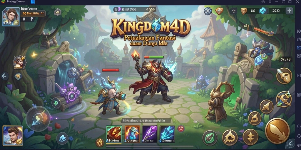 Tampilan gameplay KINGDOM4D yang memukau dan menarik.