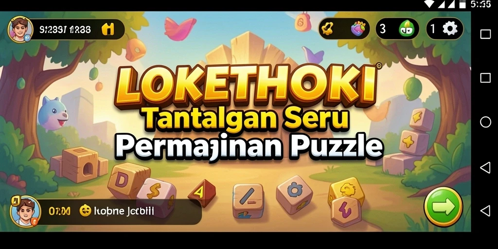 Tampilan gameplay menantang dari LOKETHOKI yang menarik dan penuh strategi.