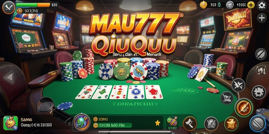 Tampilan gameplay QiuQiu yang menarik dan seru di MAU777.