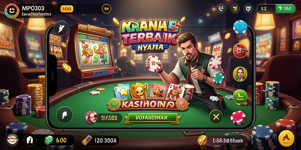 Screenshot gameplay Kasino yang menampilkan pengalaman seru dan interaktif.