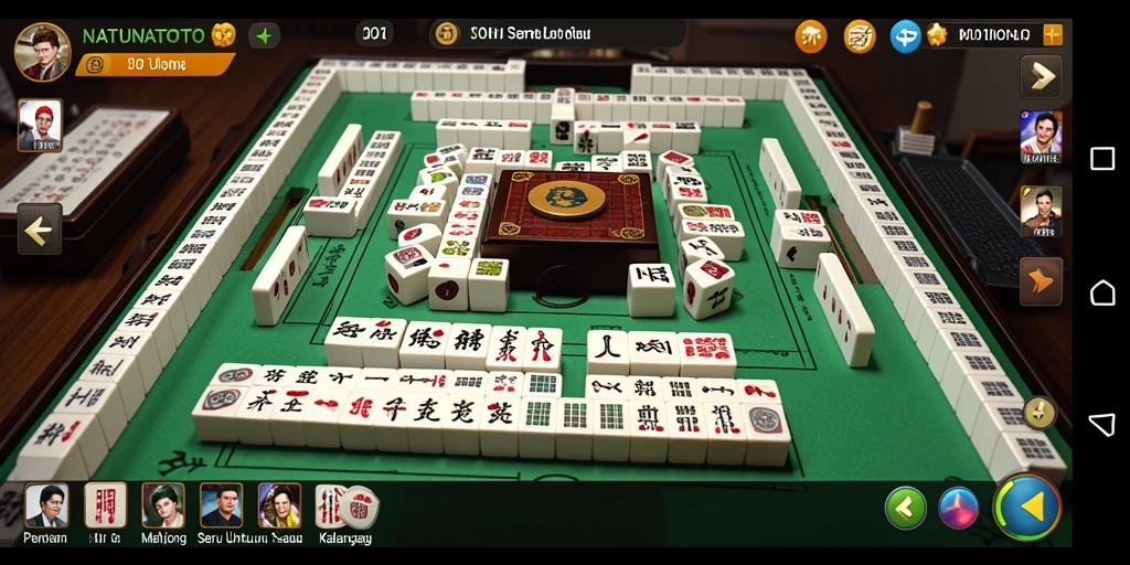 Tampilan permainan Mahjong yang seru dan menantang di NATUNATOTO.