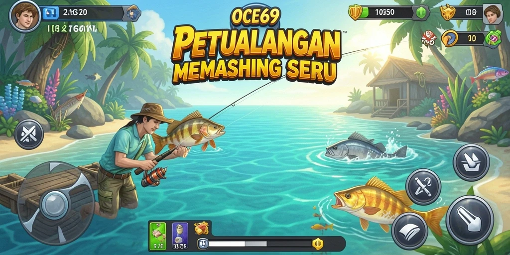 Tangkapan ikan menakjubkan dalam gameplay OCE69.