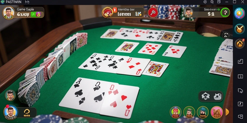 Screenshot gameplay PASTIWIN yang menarik dan penuh kemampuan strategis.