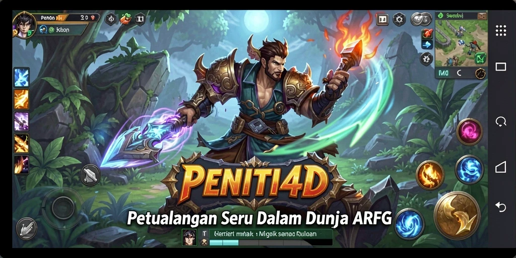 Gambaran gameplay menegangkan dalam dunia ARPG yang menakjubkan.