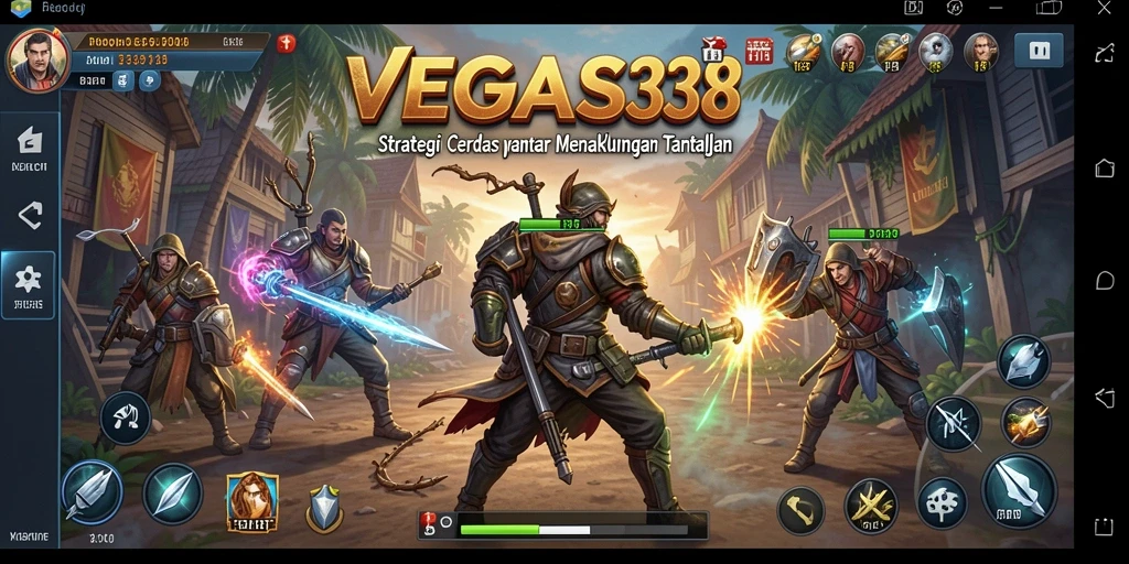 Tampilan gameplay VEGAS338 yang penuh strategi dan tantangan.